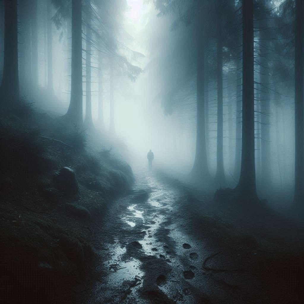 Footstep in the fog poem by Devyani Narayan